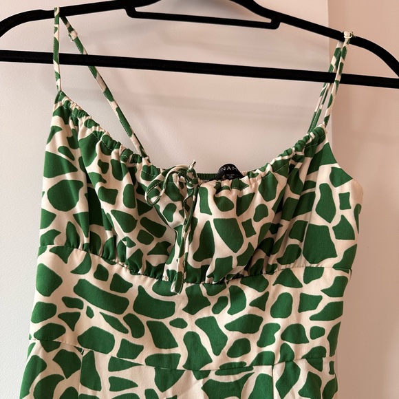 Dynamite green patterned dress - Picture 3 of 5